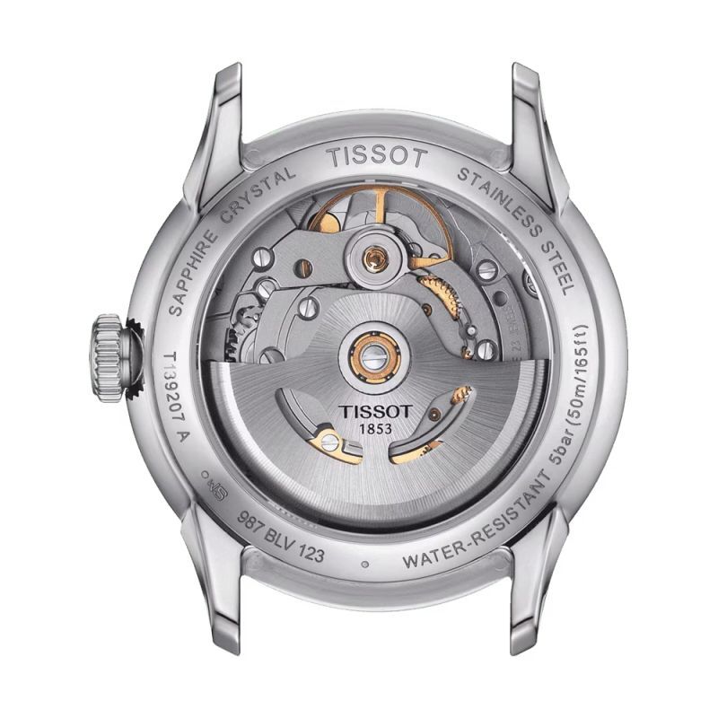 時計の上月 T1392071103100 ティソ TISSOT シュマン・デ・トゥレル オートマティック CHEMIN DES TOURELLES  AUTOMATIC メンズ 機械式自動巻き T139.207.11.031.00 34mm パワーリザーブ80時間 ニヴァクロンヒゲゼンマイ  正規輸入品【コレクションケースプレゼント ...