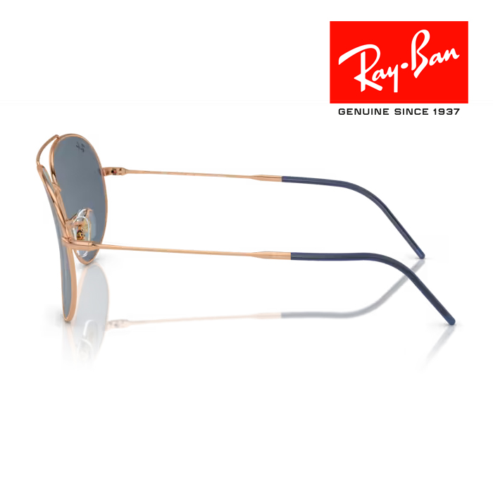 Ray-Ban レイバン　サングラス　ブルー　ゴールドフレーム